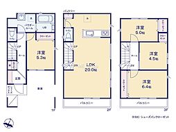 座間市ひばりが丘2丁目2期　新築戸建　全1棟　1号棟