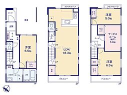相模原市南区相模大野2丁目3期　新築戸建　全2棟　2号棟