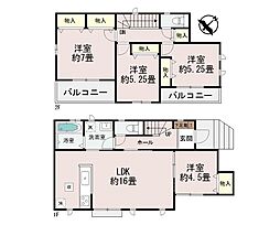 多摩市連光寺2丁目　新築戸建　全3棟　C号棟