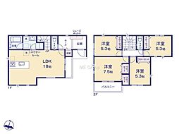 秦野市戸川第3　新築戸建　全5棟　1号棟