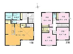 高座郡寒川町小谷1丁目2　新築戸建　全4棟　A号棟