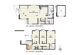 八王子市上野町3期　新築戸建　全2棟　2号棟