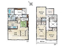 秦野市沼代代新町　新築戸建　全3棟　2号棟