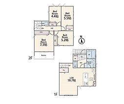 藤沢市本藤沢2丁目2期　新築戸建　全3棟　1号棟