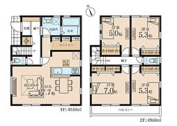 茅ヶ崎市室田2丁目　新築戸建　全2棟　1号棟