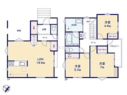大和市草柳1丁目　新築戸建　全2棟　A号棟