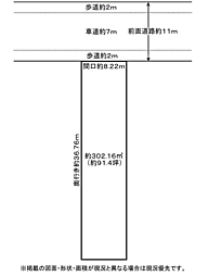 前面道路１１ｍ、周辺は工場等、工業専用地域、大阪港臨港地区