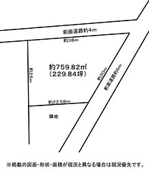 長田駅徒歩8分、前面道路約6m×4mの角地、準工業地域