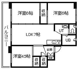 ビレッジハウス平和台2号棟 106