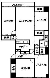 シャンノール緑道　701号室