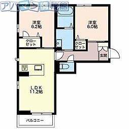 シャーメゾン東明ガーデンA