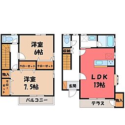 宇都宮市西川田本町1丁目の一戸建て