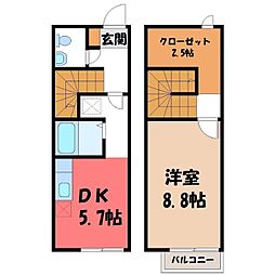 宇都宮市城東1丁目の一戸建て