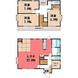 宇都宮市立伏町の一戸建て