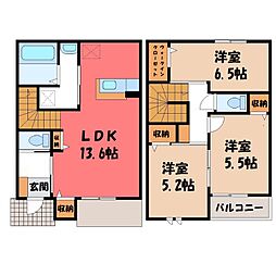 宇都宮市上戸祭町の一戸建て