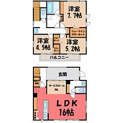 宇都宮市西川田町の一戸建て