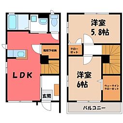 真岡市荒町2丁目の一戸建て