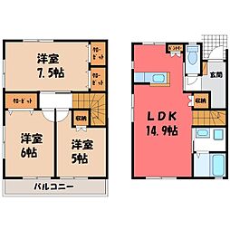 宇都宮市平松町の一戸建て
