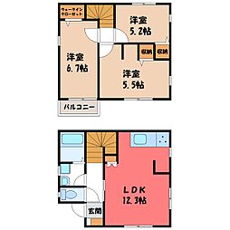 下都賀郡壬生町若草町の一戸建て