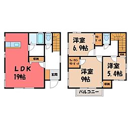宇都宮市峰4丁目の一戸建て