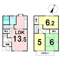 小矢部四丁目中古　テラスハウス