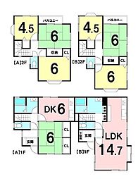 平作7丁目　タウンハウス（連棟物件）