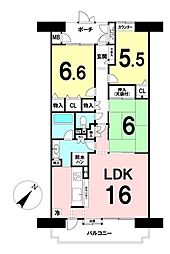 プランヴェール横須賀汐入2号棟　2階部分