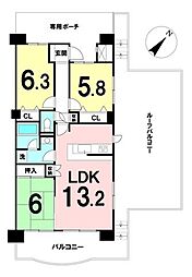 ダイアパレス久里浜フローラルガーデン　5階部分