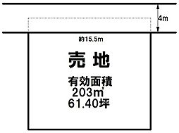 大字祖母井　売土地