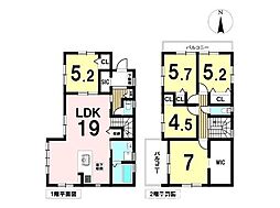 あま市篠田木田前　中古一戸建て