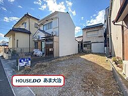 あま市新居屋江上田　建築条件なし土地