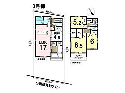 グラファーレ清須市中河原　全5棟　3号棟　新築一戸建て
