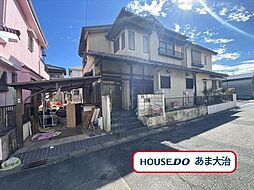 あま市中萱津道場　建築条件なし土地