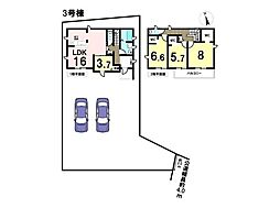 リーブルガーデンあま市木田西山　全4棟　3号棟　新築一戸建て