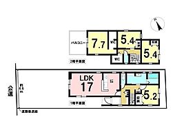 リーブルガーデンあま市七宝町川部屋敷代　全1棟　新築一戸建て