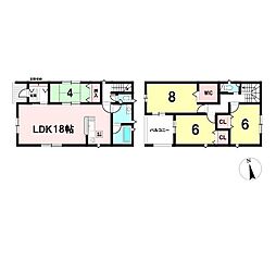 クレイドルガーデン　江南市大間町新町第1　2号棟