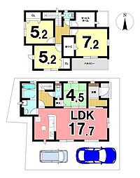 新築戸建 河内4期全6棟　2号棟