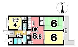 コスモ平塚中原　4階