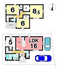 伊勢原駅まで自転車で9分の閑静な住宅街