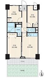 専用庭スペース付、リノベーションマンション