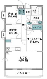 田村1丁目南向き角部屋