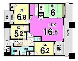 ホワイトキャッスル三萩野 　マンション　三郎丸小・足立中学校