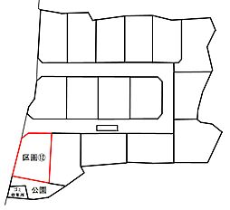 南アルプス市寺部分譲地 区画12