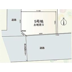 建築条件無綾瀬市上土棚北4丁目第25全6区画5号地 土地