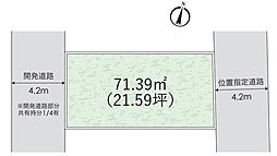 建築条件なし大和市下鶴間2丁目 土地