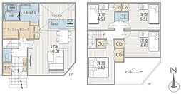 建築条件付き横浜市旭区白根2丁目 全4区画2号区画