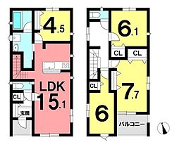 新築戸建 春日井市高森台2丁目分譲地　全2棟