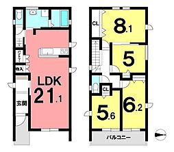 尾張旭市西大道町六兵衛前　新築戸建