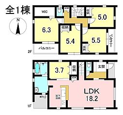 新築戸建　可児市長坂3丁目　全1棟