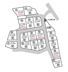 甲府市羽黒町17区画分譲地 区画5